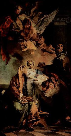 Giovanni Battista Tiepolo Erziehung Mariens France oil painting art